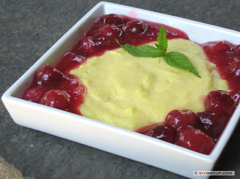 Dessert - Grießbrei mit Kirschkompott - www.backecke.com : Koch- und ...