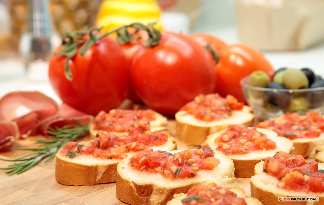 Bruschetta Mit Tomaten Und Balsamico — Rezepte Suchen