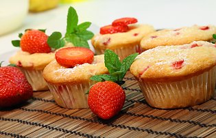 Erdbeer- Kokos- Muffin