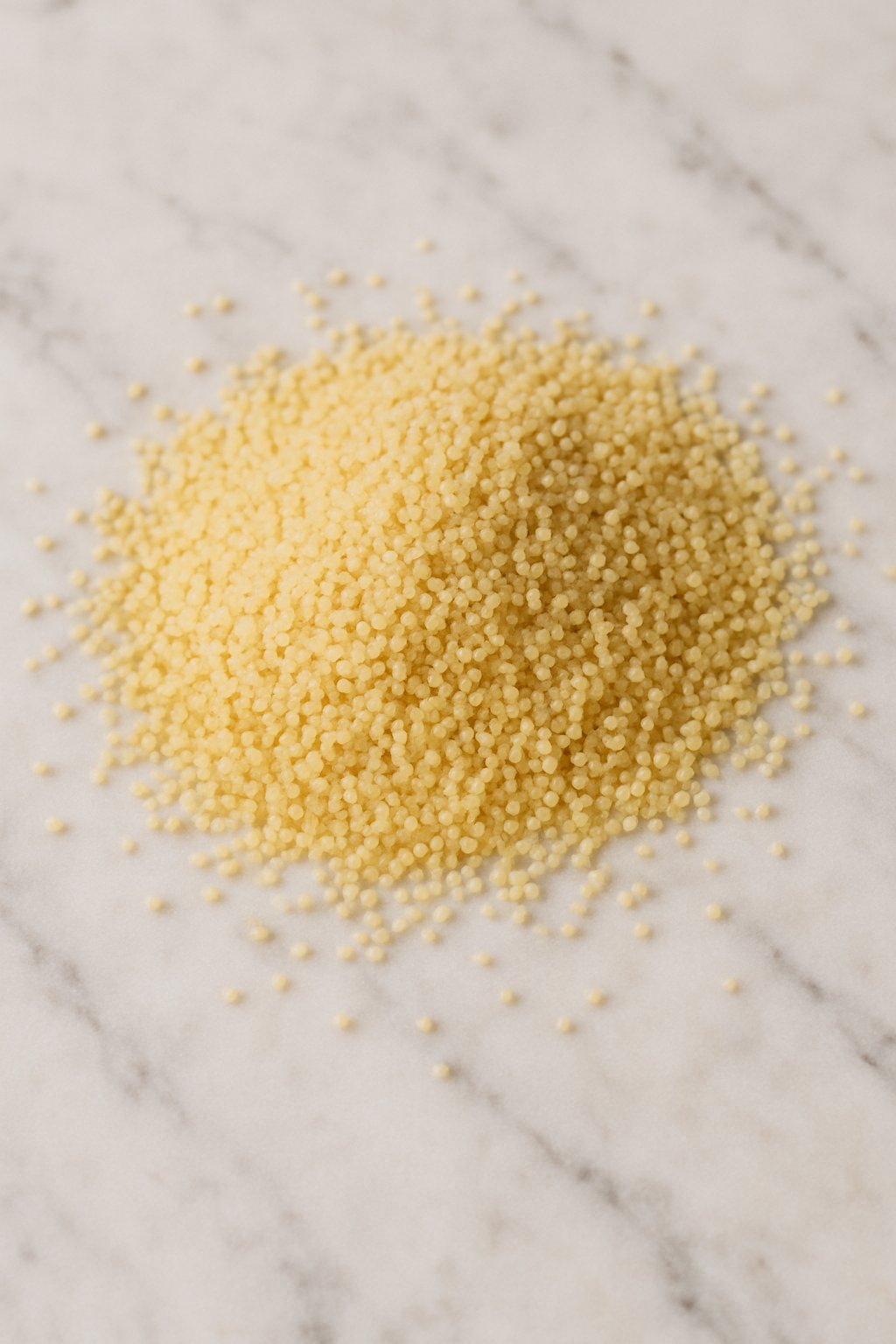 Trockener Couscous in einer Schüssel