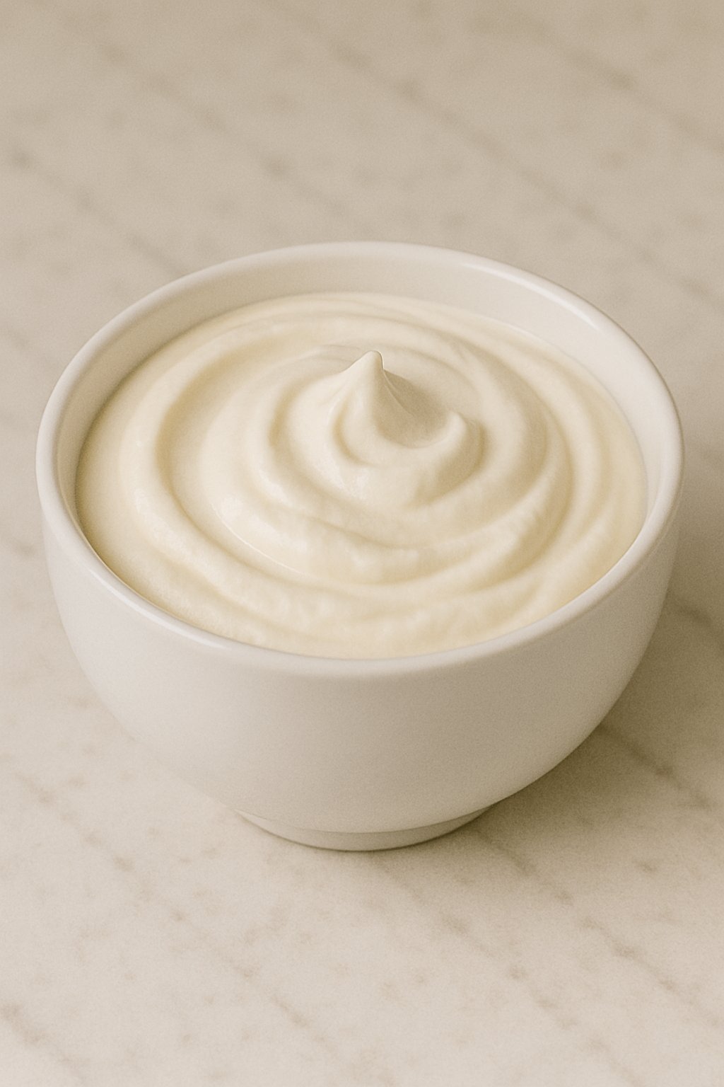 Creme Fraiche in einer Schale