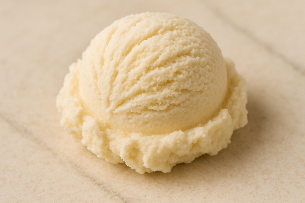 Schale mit cremiger Eiscreme