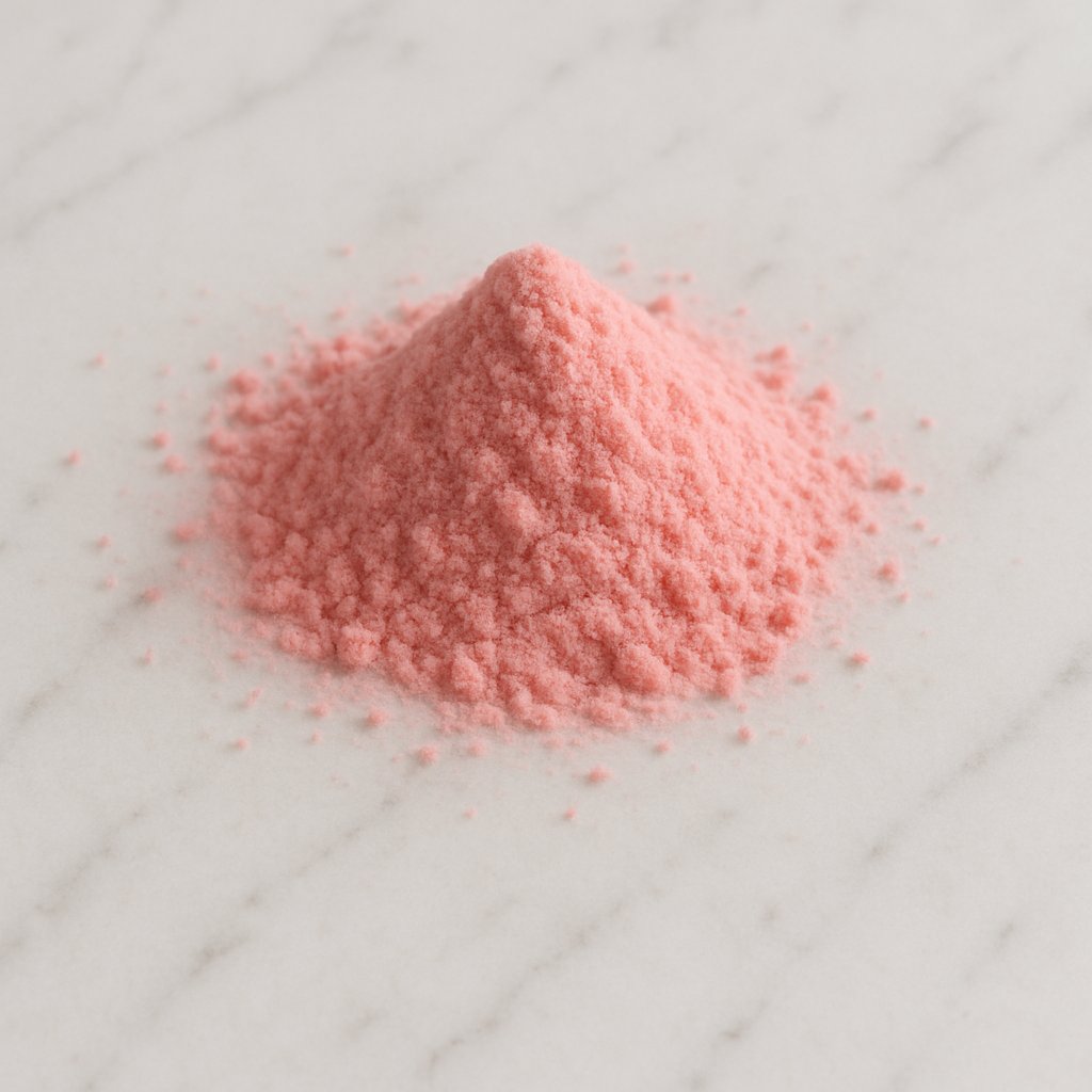 Schale mit cremigem Erdbeerpudding