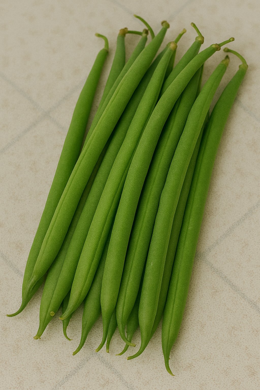 Frische grüne Bohnen