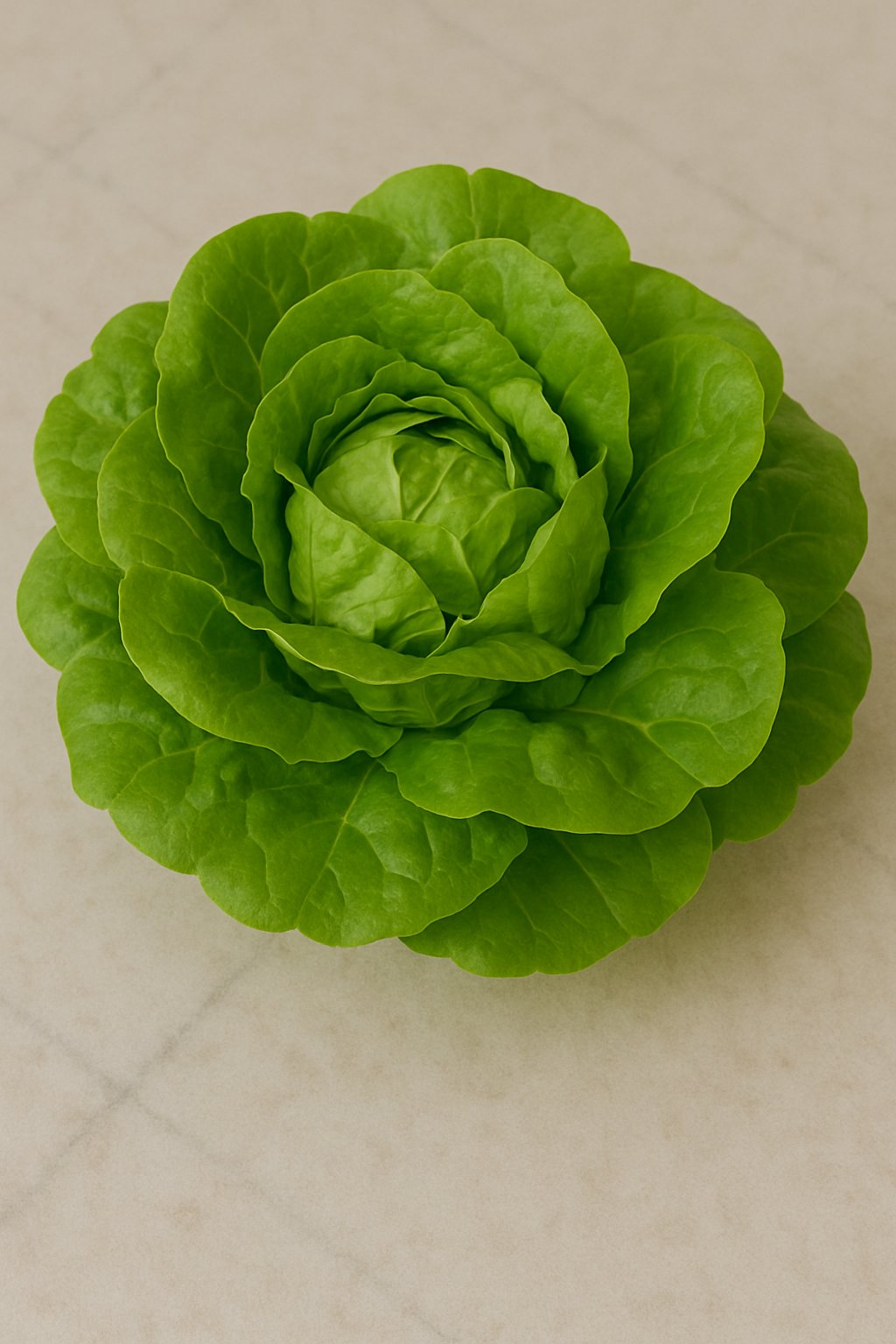 Frischer Kopfsalatkopf