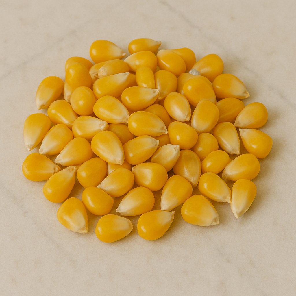 Gelbe Maiskörner