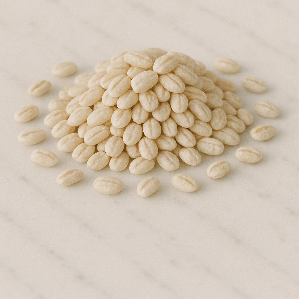 Gerstengraupen in einer Schale