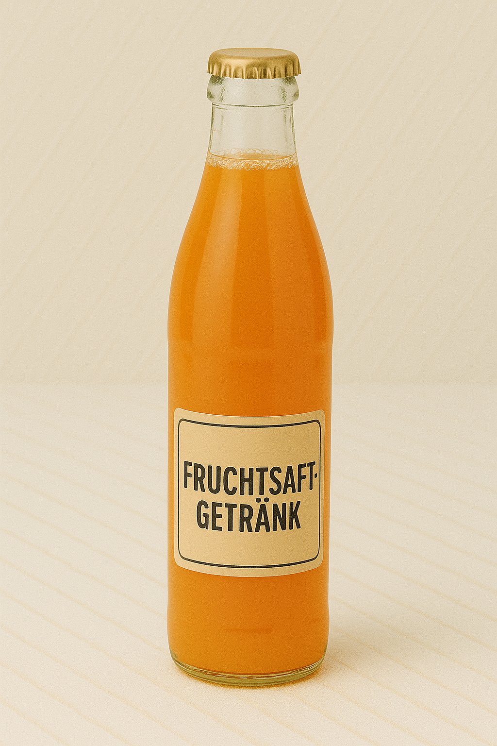 Glas Fruchtsaftgetränk