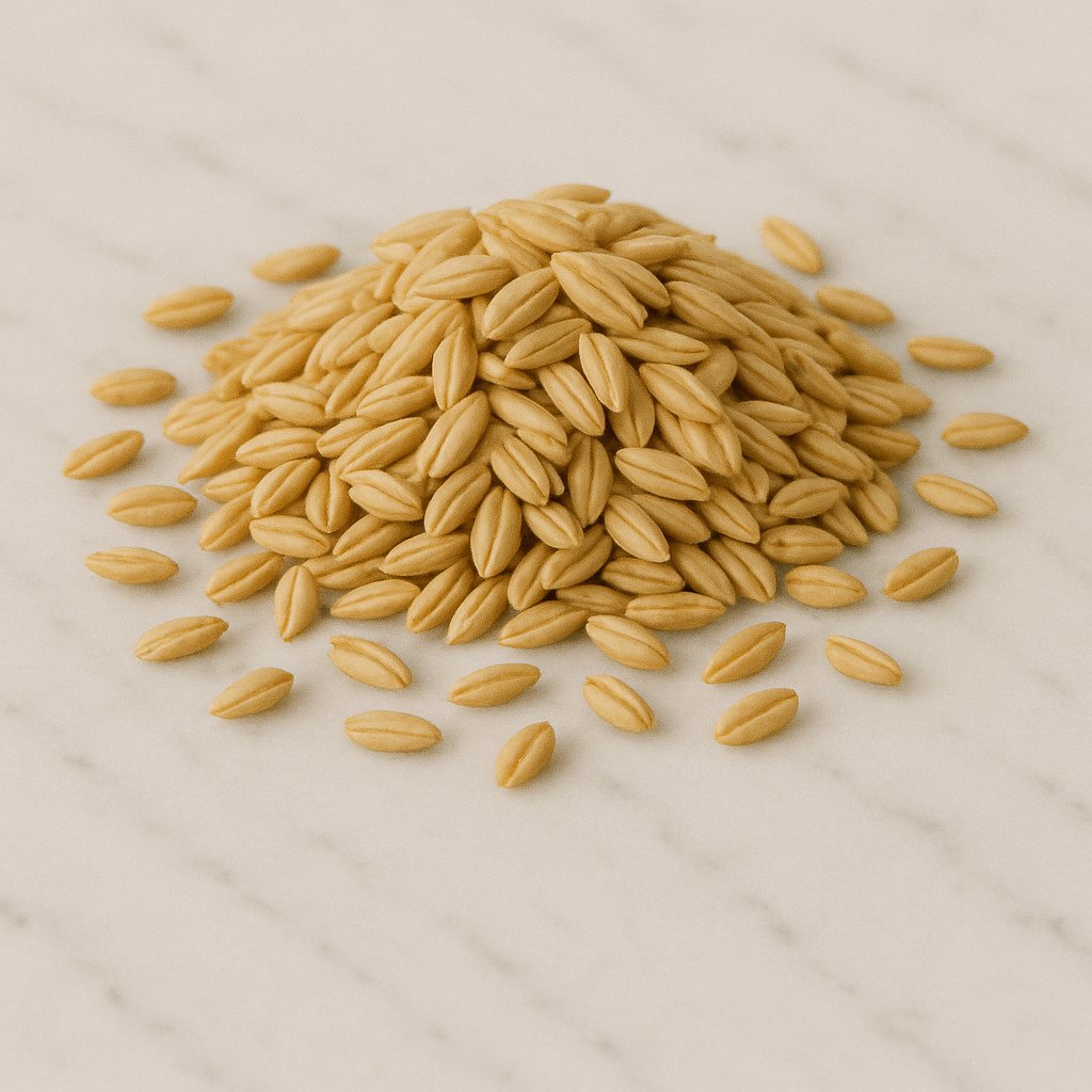 Haferkörner in einer Schale