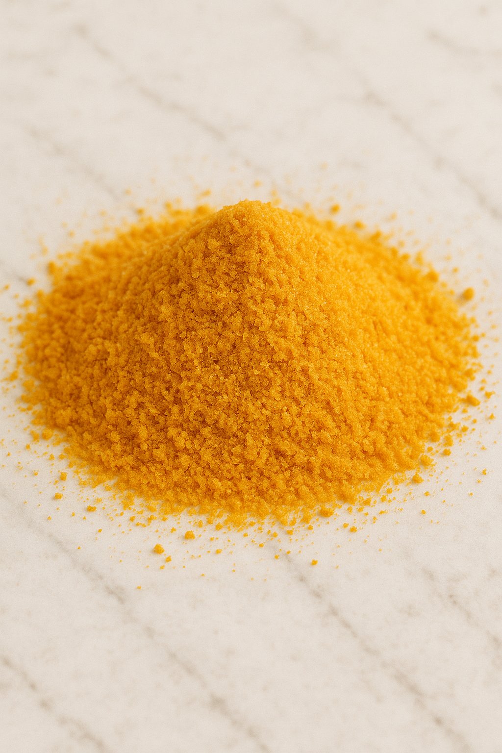 Fläschchen mit Orangeback-Backaroma neben frischen Orangen