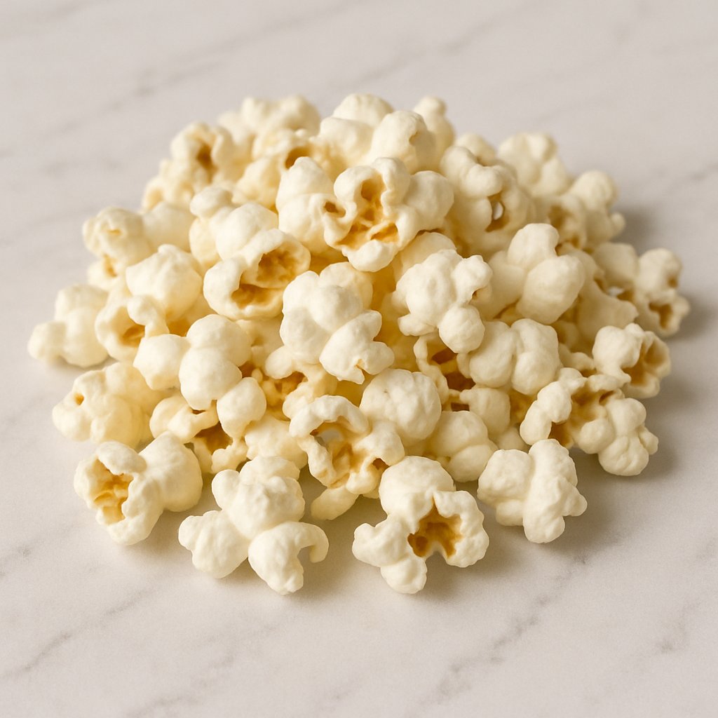 Schüssel mit frisch gepopptem Popcorn