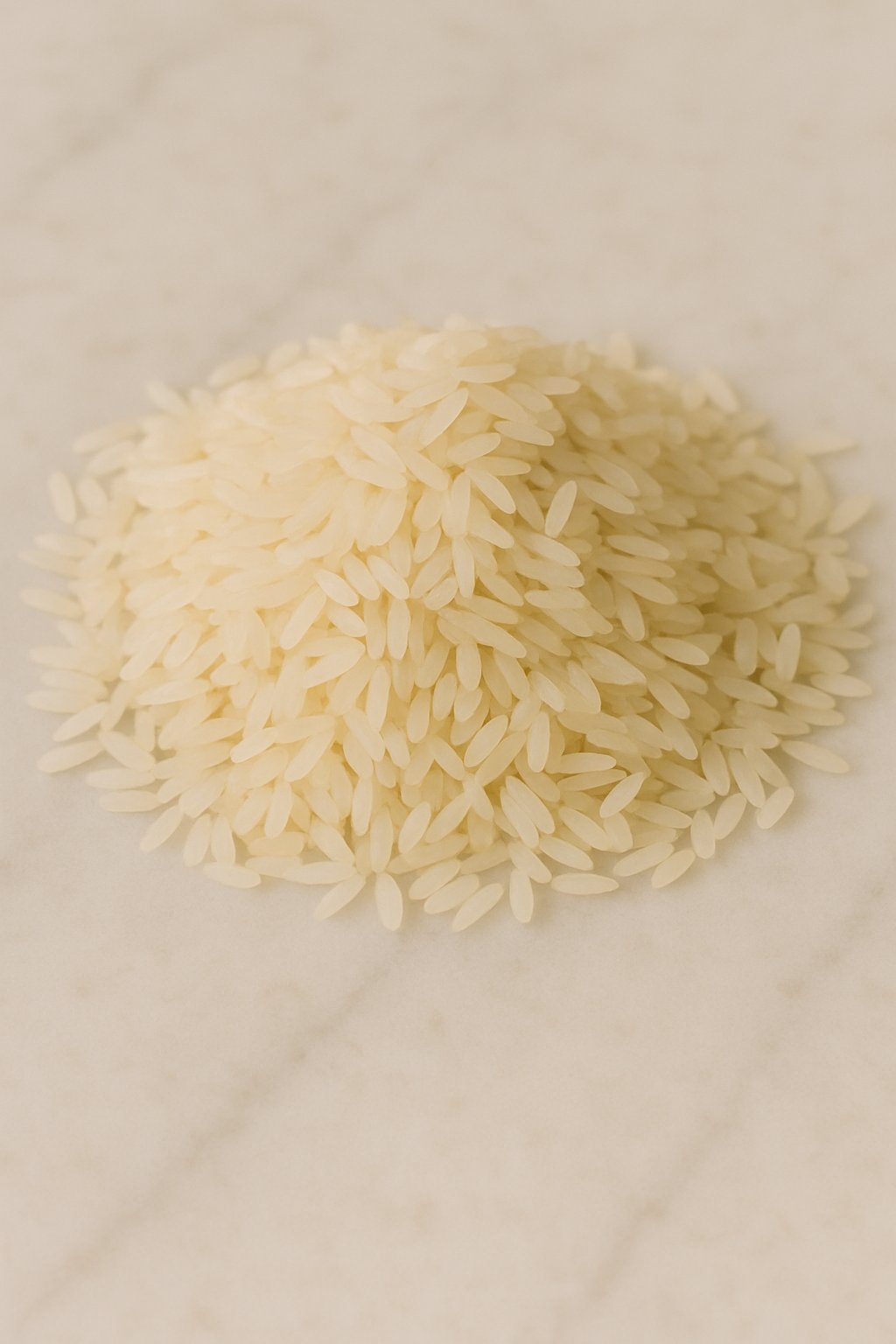 Ungekochter weißer Reis in einer Schüssel