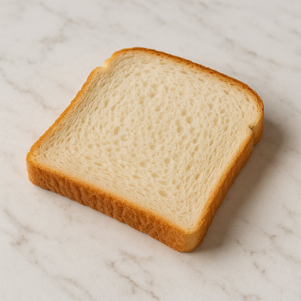 Geschnittenes Toastbrot in Scheiben