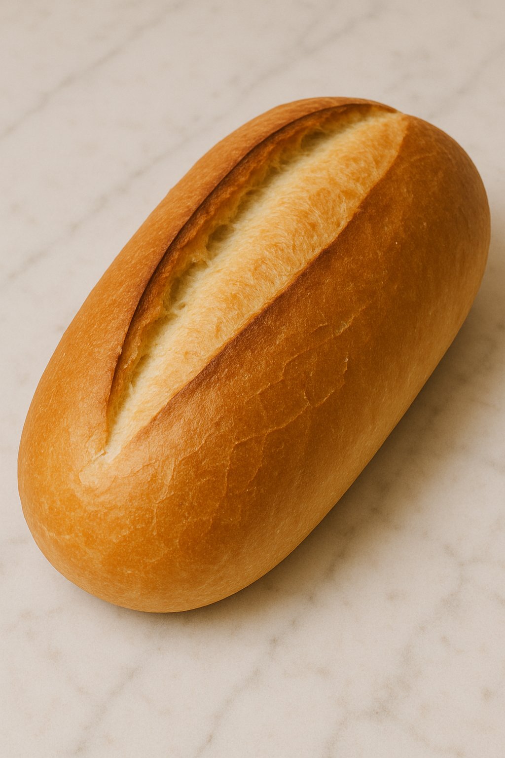 Scheiben von frischem Weißbrot