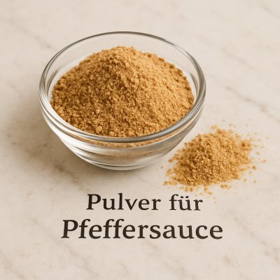 Pulver für Pfeffersauce