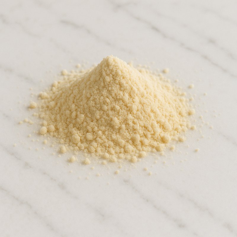 Schale mit cremigem Amarettopudding