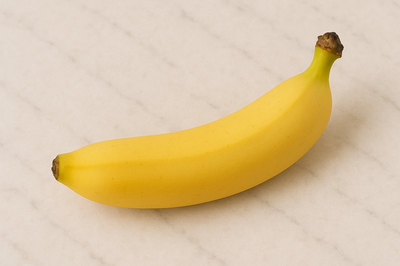 Reife gelbe Banane in der Schale