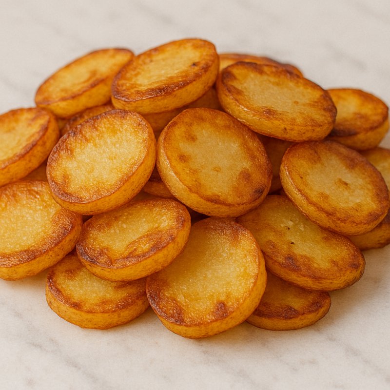 Knusprige Bratkartoffeln in einer Pfanne