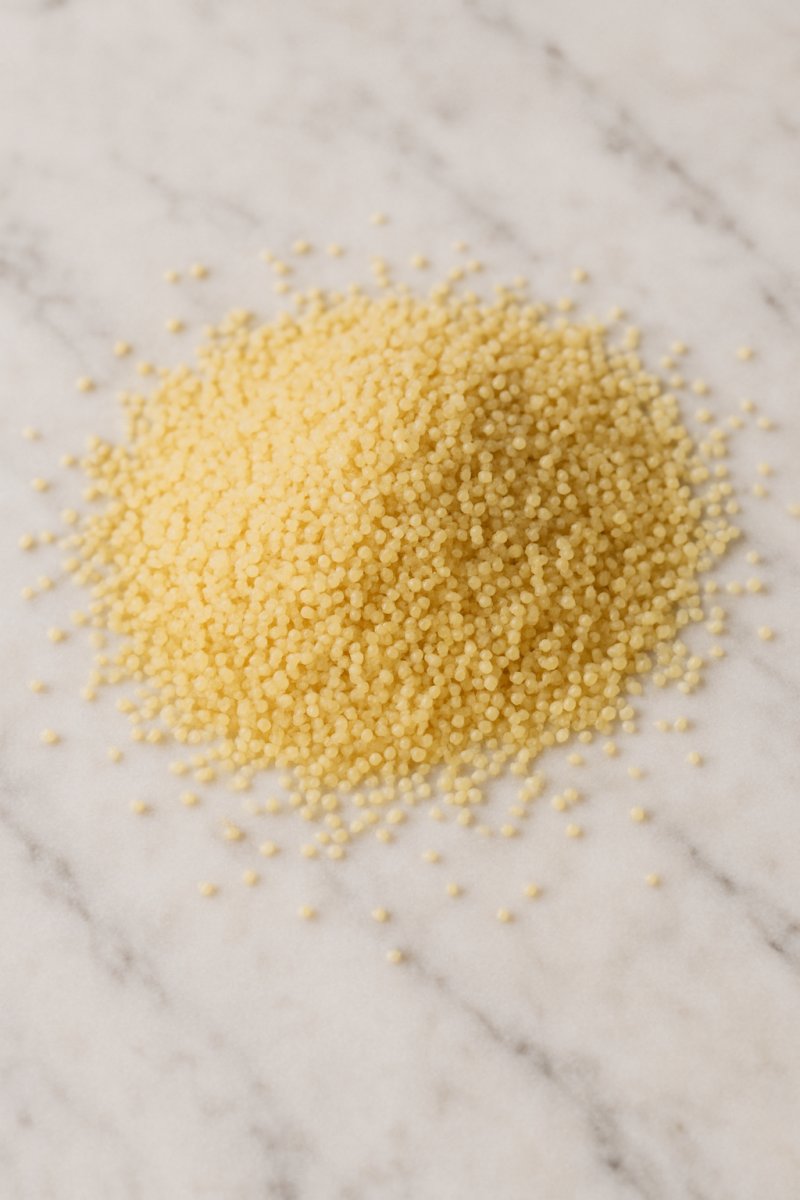 Trockener Couscous in einer Schüssel