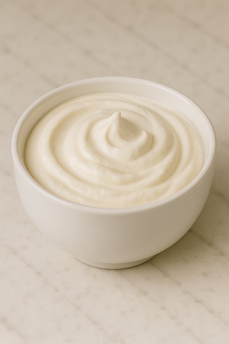 Creme Fraiche in einer Schale