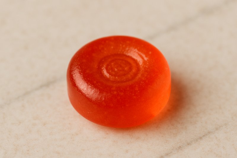 Bunte Fruchtbonbons in verschiedenen Farben