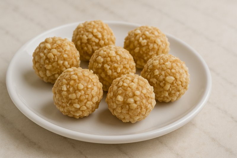 Mehrere Giotto-Kugeln mit knuspriger Waffelhülle und Haselnussfüllung