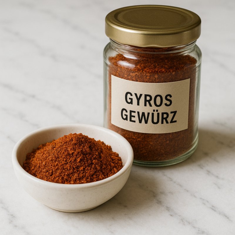 Gyros Gewürz als Gewürzmischung in einer kleinen Schale