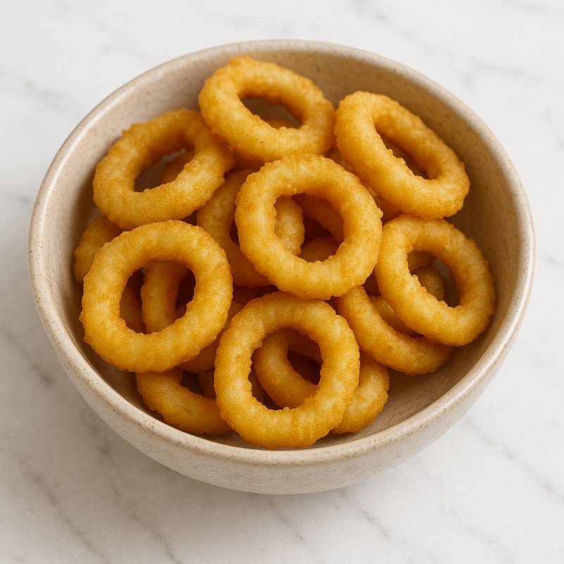 Rohe Kalamare auf einem Schneidebrett