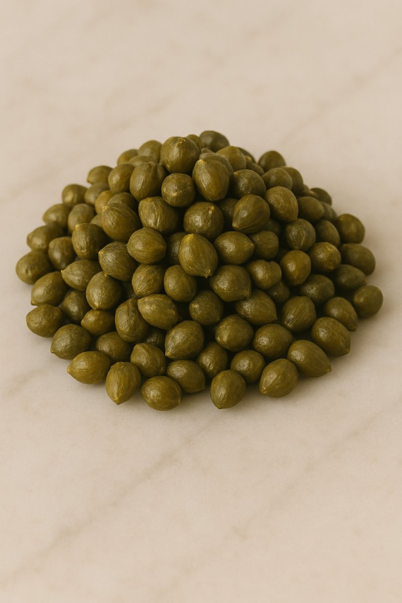 Eingelegte Kapern in einer kleinen Schale