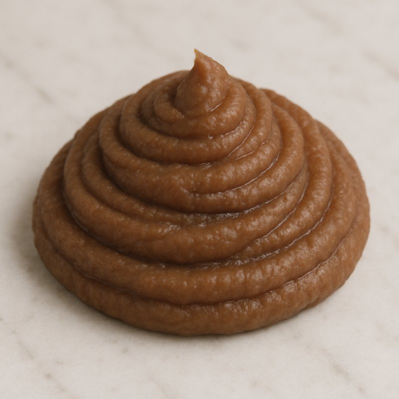 Schale mit cremigem Kastanienpüree aus Esskastanien