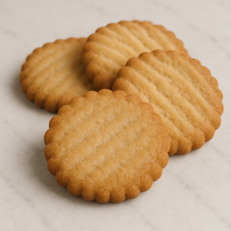 Verschiedene Kekse auf einem Teller