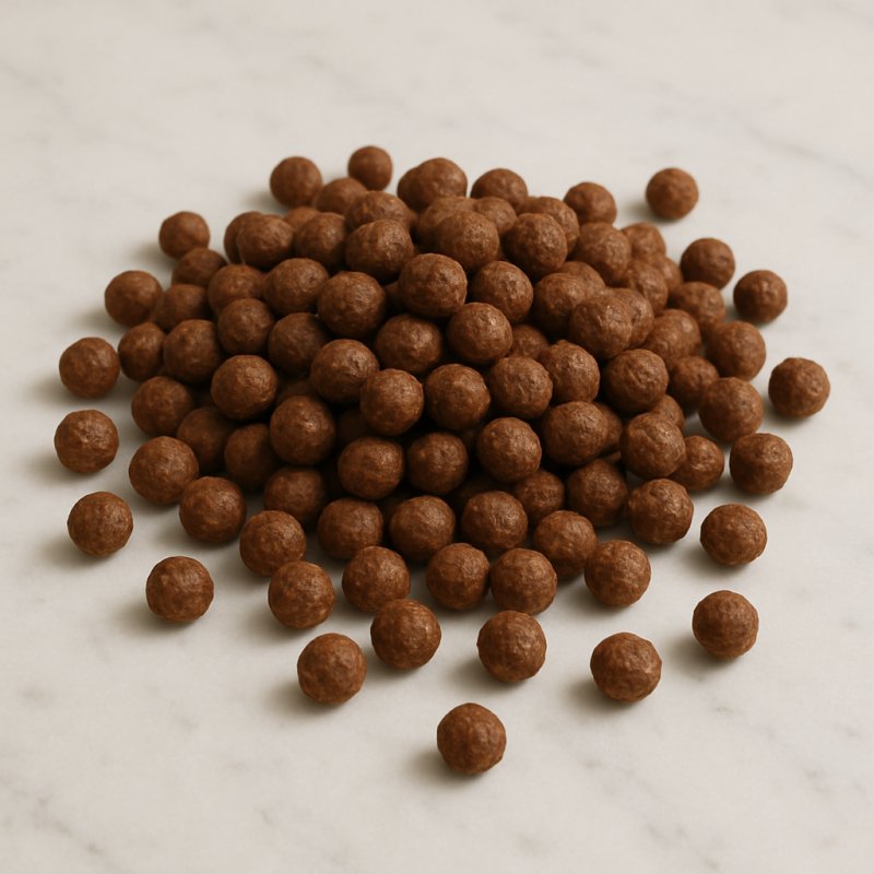 Eine Schale mit Knusper-Perlen