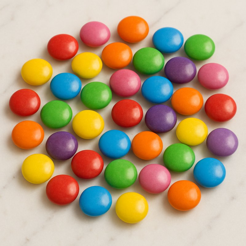 Bunte Smarties Schokolinsen