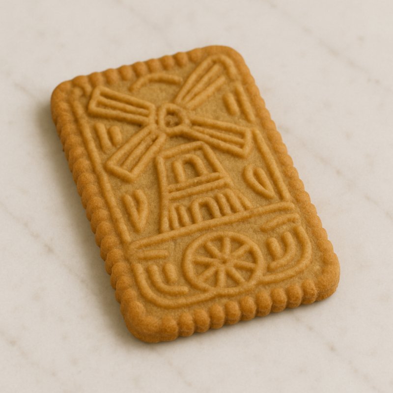 Mehrere Spekulatius-Kekse auf einem Teller