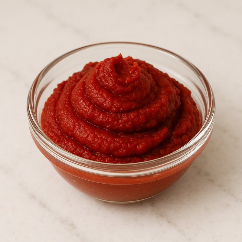 Tomatenmark in einer Schale