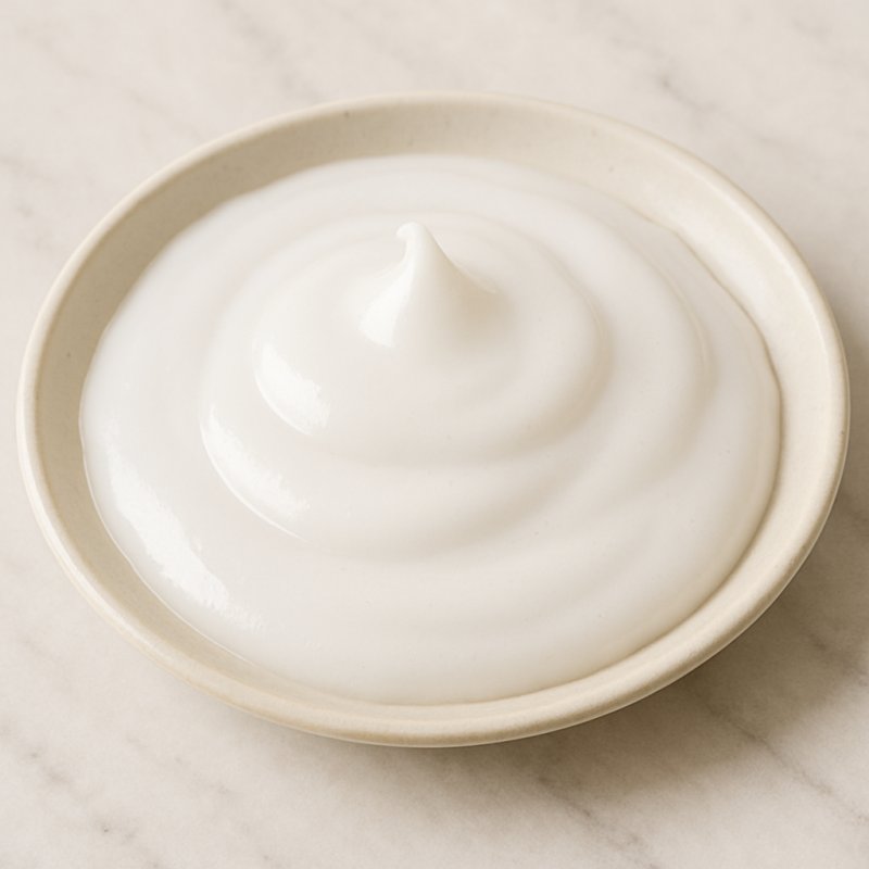 Weißer Zuckerguss auf Gebäck