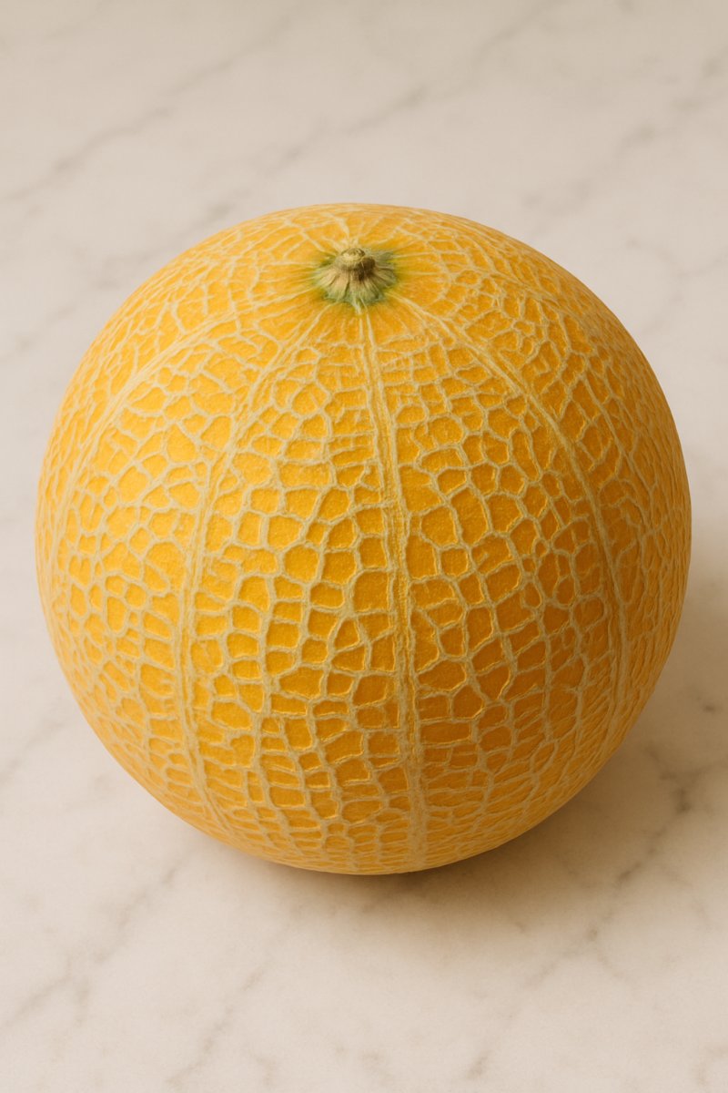 Frische aufgeschnittene Zuckermelone