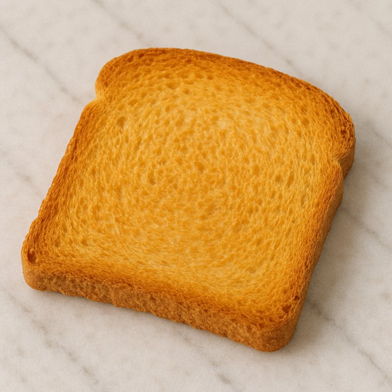 Mehrere Scheiben Zwieback auf einem Teller