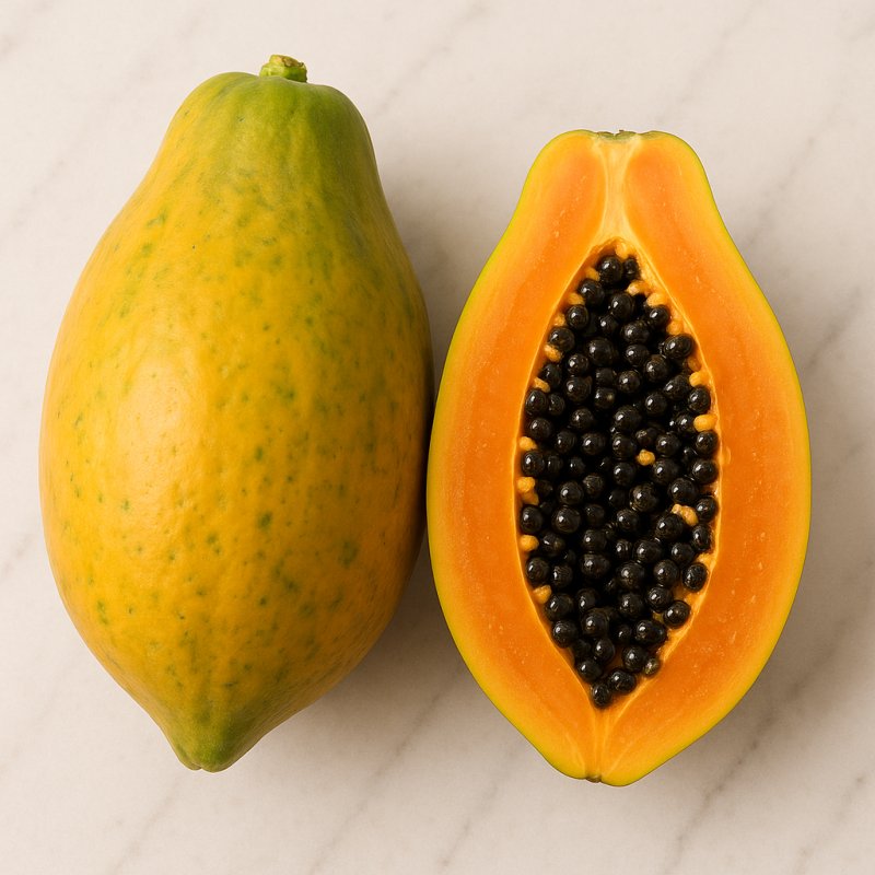 Frische Papaya