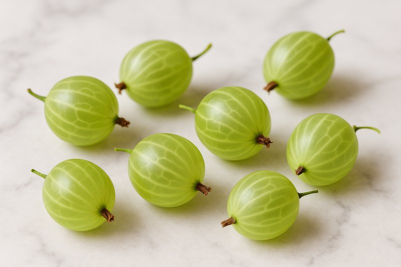 Frische Stachelbeeren