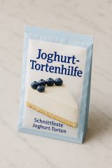 Joghurt Tortenhilfe - z.B. Dr. Oetker