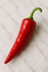 Peperoni - grün, gelb, rot