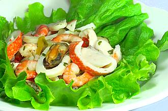 Meeresfrüchte- Salat