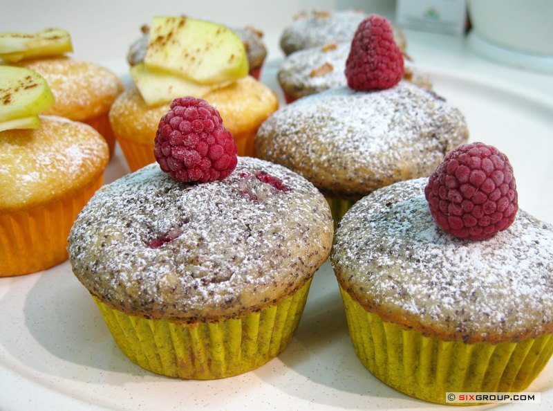 süss - Himbeer- Mohn- Muffin - www.backecke.com : Koch- und Backrezepte ...