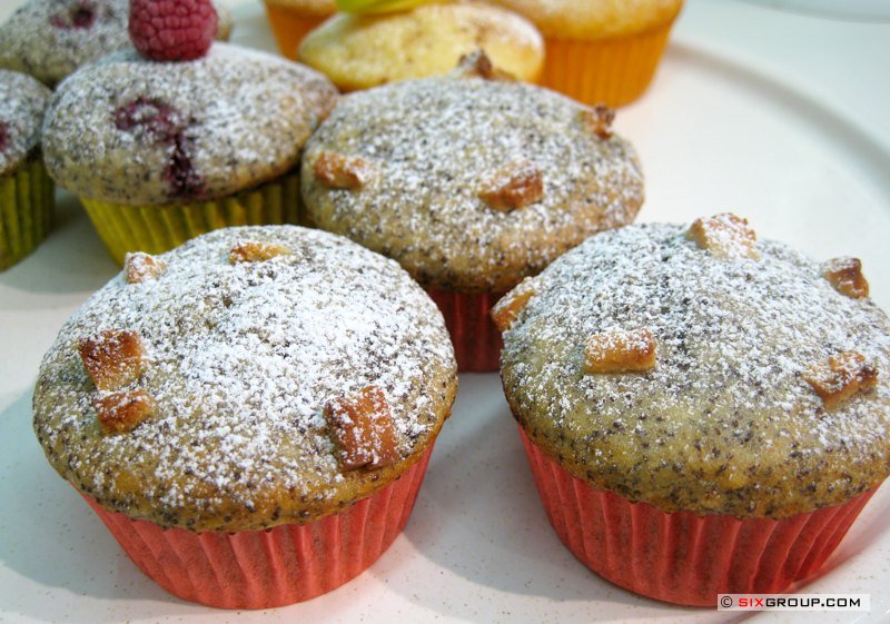 süss - Mohn- Marzipan- Muffin - www.backecke.com : Koch- und ...