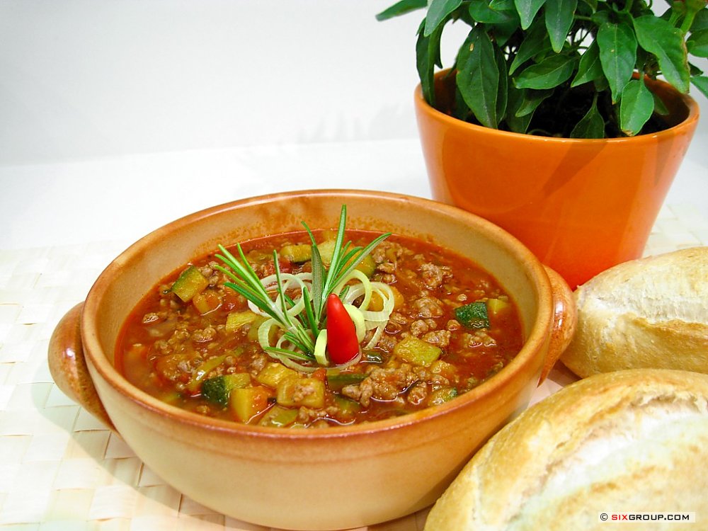 Vorspeisen - Chili- Suppe mit Hack - www.backecke.com : Koch- und ...