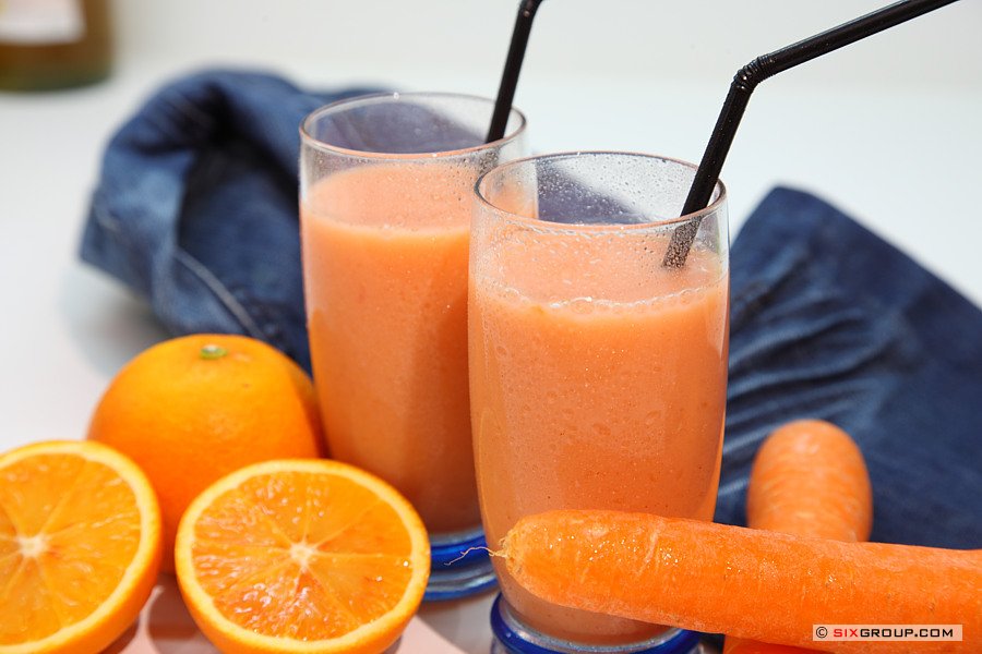 Alkoholfrei - Karotten- Orangen- Drink - www.backecke.com : Koch- und ...
