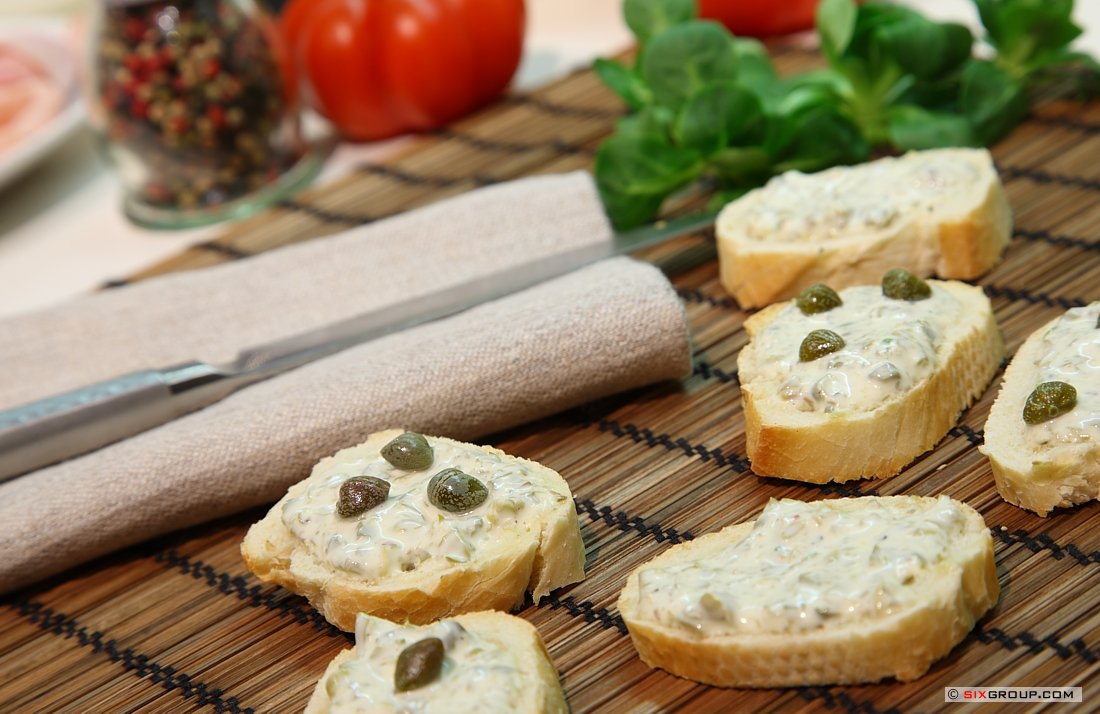 Snacks - Crostini mit Kaperncreme - www.backecke.com : Koch- und ...