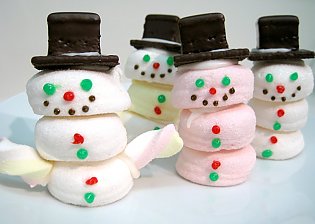 Marshmallow- Schneemänner