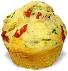 Salami-  Kräuterquark-  Muffin